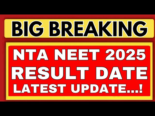NEET 2025 Results Announcement