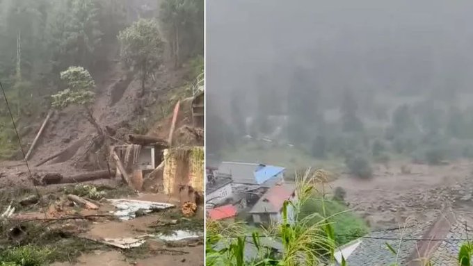 Himachal Rains : 3 Dead After Flash Floods, Landslide Hit Mandi; Vehicles Washed Away, Highways Shut Amid Heavy Rains | Video