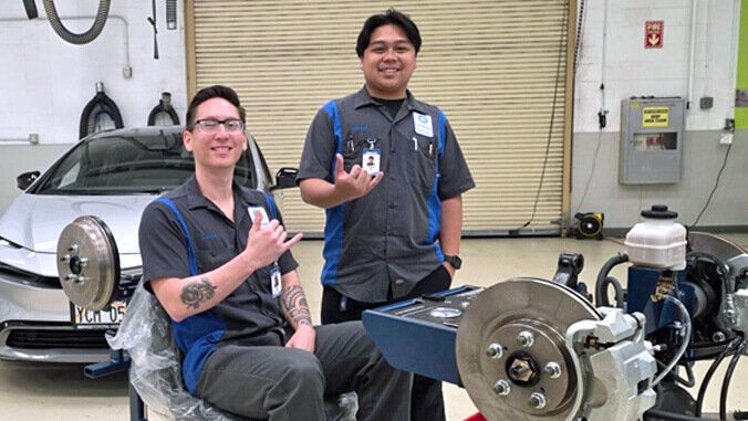 Revving up careers: UH automotive technology students awarded scholarships